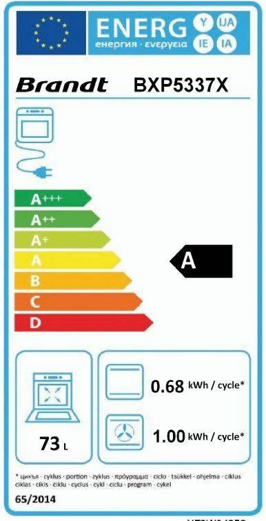 Four Pyrolise Brandt BXP 5337 X