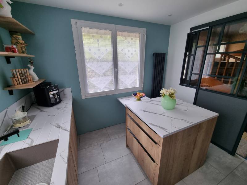 Verrière et porte coulissante à Cany-Barville