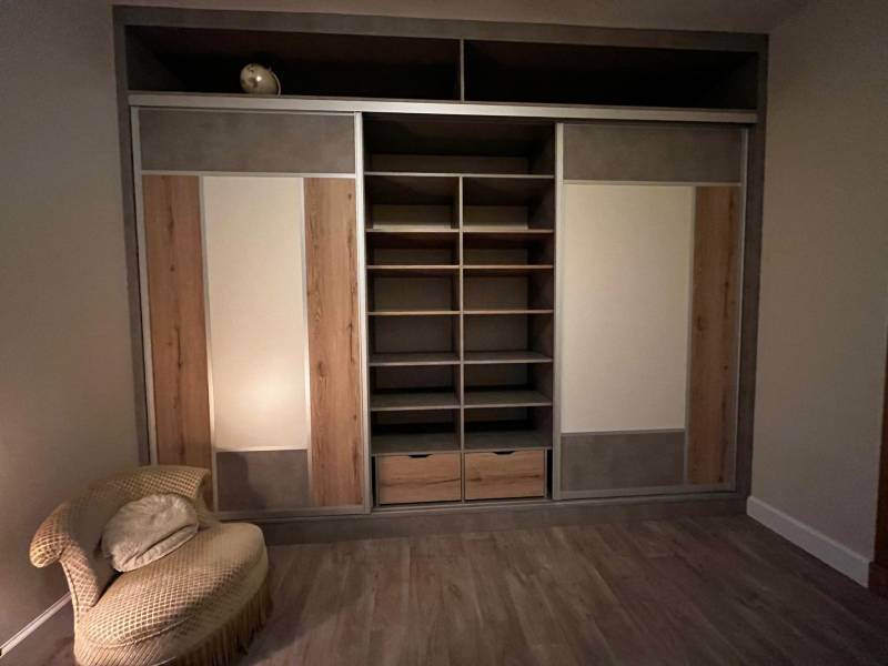 Réalisation d'un dressing sur Mesure avec portes coulissantes à Sainte adresse