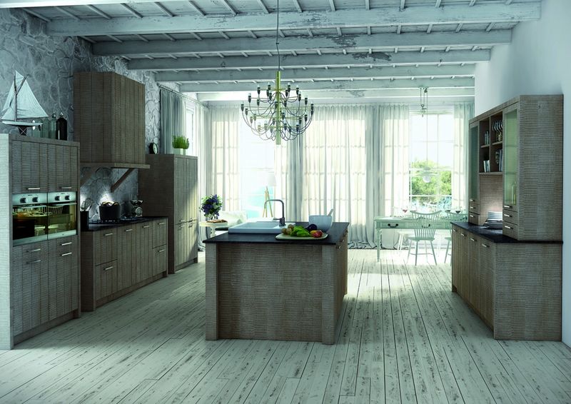 Cuisine chaleureuse en bois proche Fecamp 76400