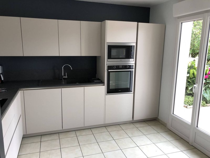 Cuisine sans poignée Fauville