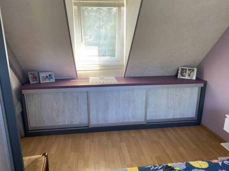 Réalisation d'un aménagement sur-mesure en deux morceaux