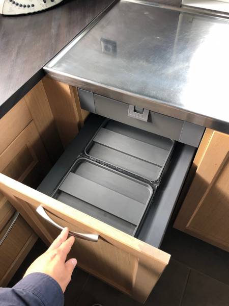 Réalisation d'une cuisine en bois et d'un buffet proche de Fécamp