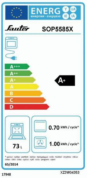 Four Pyrolise Sauter SOP5585X