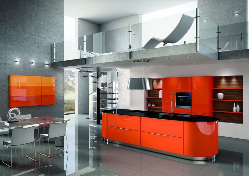 Conception cuisine arrondie proche Fecamp 76400